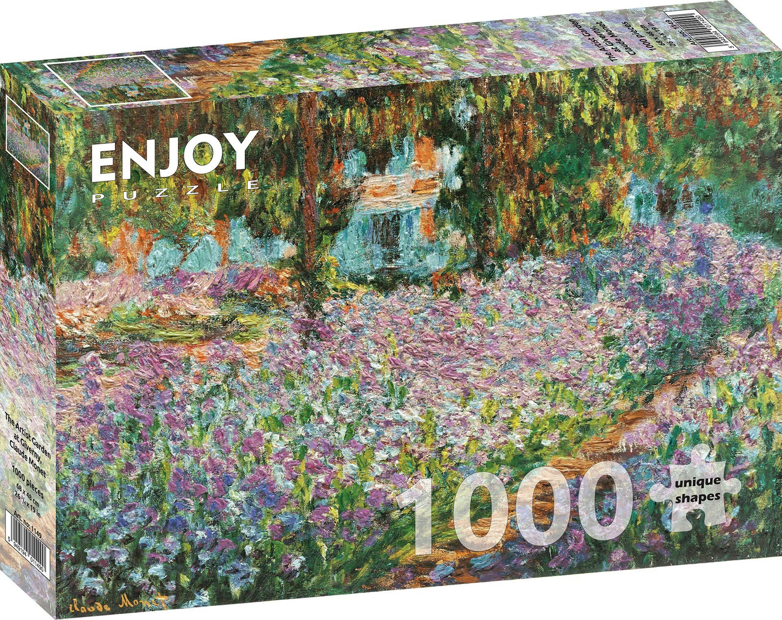 Claude Monet Puzzel De tuin van Monet in Giverny 1000 stukjes