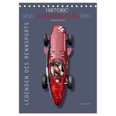 Legenden des Rennsports, Historic Grand Prix Cars 1925-1960 (Tischkalender 2027 DIN A5 hoch), CALVENDO Monatskalender