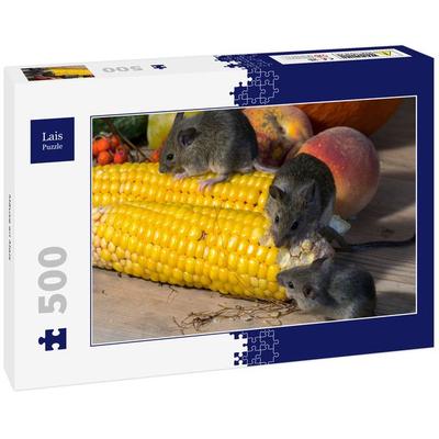 Lais Puzzle Mäuse an Mais 500 Teile