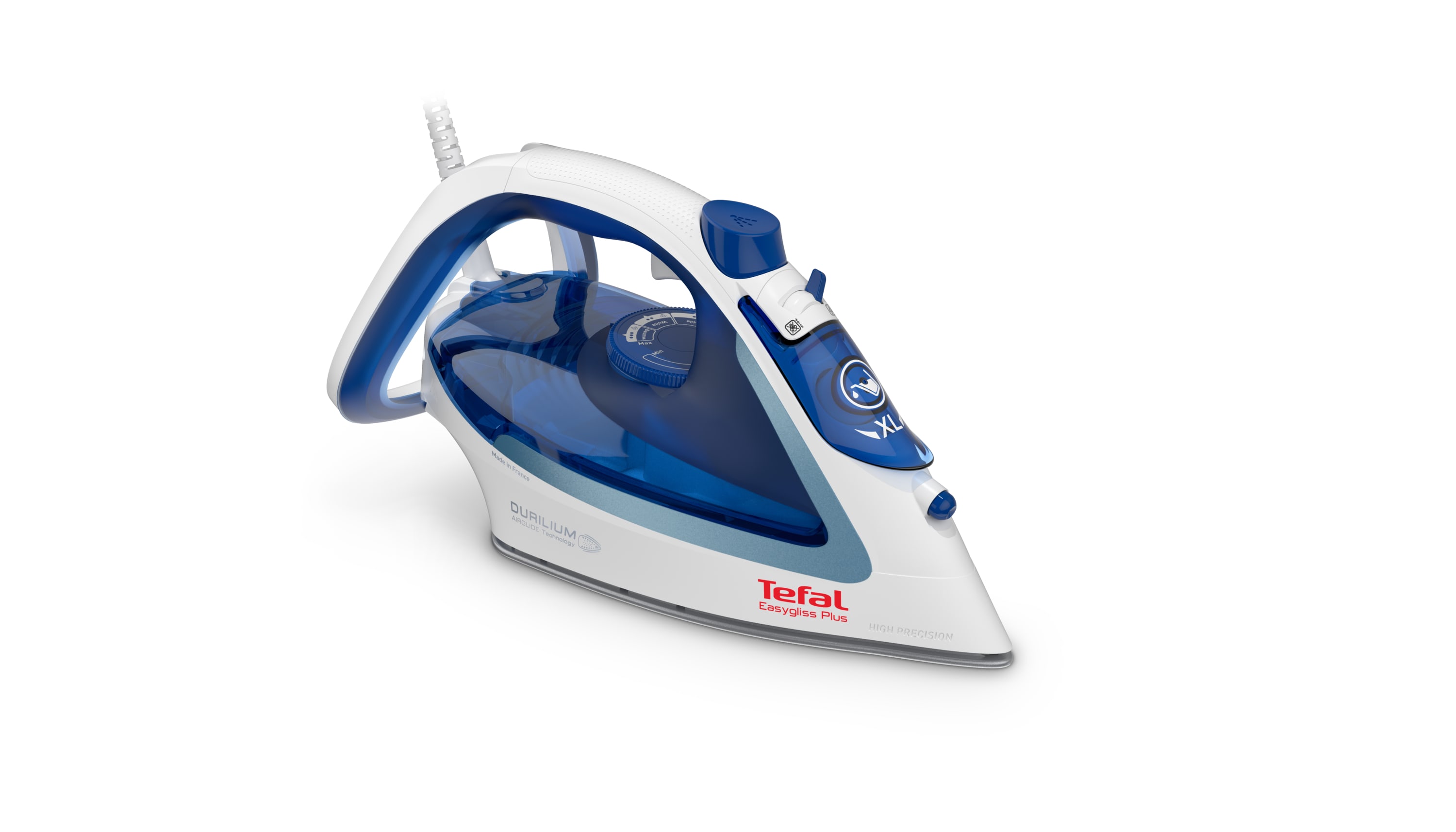 Tefal FV5736 Easygliss Plus Dampfbügeleisen 2500W Blau Weiß