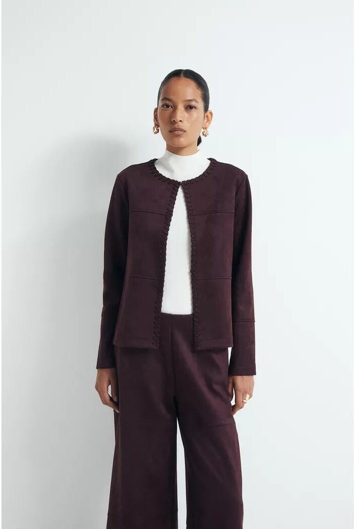Sfera - Jacke, für Damen, Aubergine, Größe M