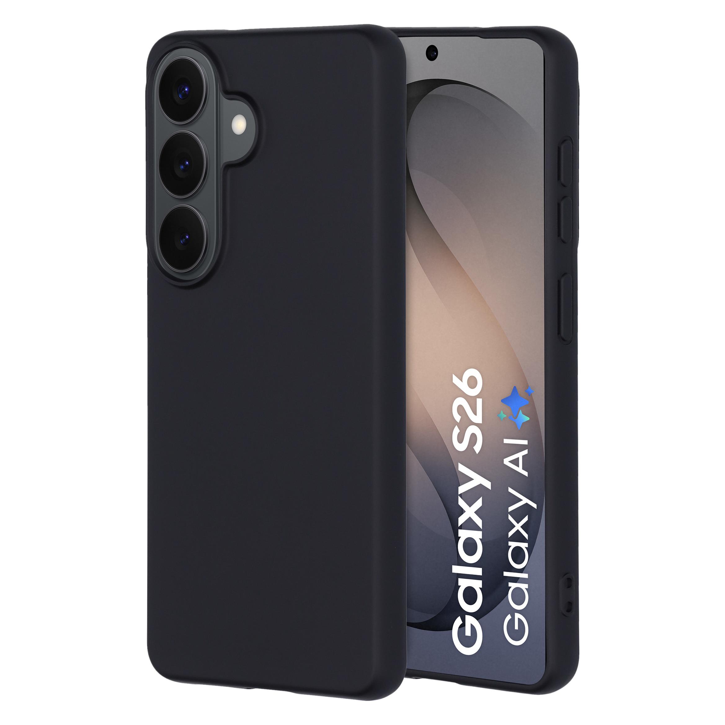 Mobiparts Silicone Cover Samsung Galaxy S26 Black (Samsung Galaxy S26) (MP-100218)