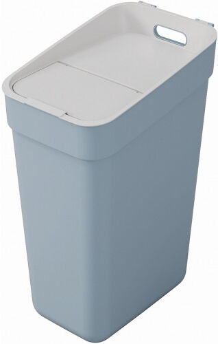 Curver READY TO COLLECT 30L Poubelle, gris clair 02103-621