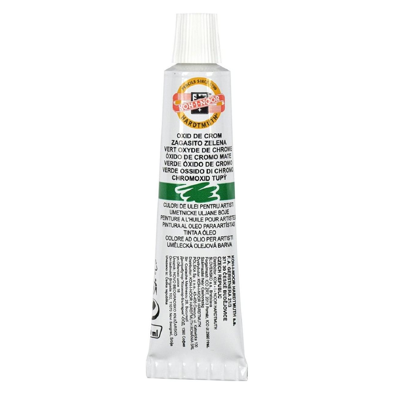 Koh-i-Noor Ölmalfarbe- Mánes Colours 16 ml Tube - Dull Chromium Oxyde - (16 ml) (58191965)