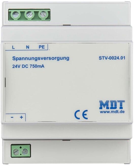 MDT technologies Alimentation 4TE REG, 750mA, 24VDC SELV STV-0024.01 (STV-0024.01)