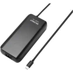 Voltcraft Dual USB-Ladegerät mit USB-C Power Delivery und USB A-Ausgang (100 W), Notebook Netzteil, Schwarz