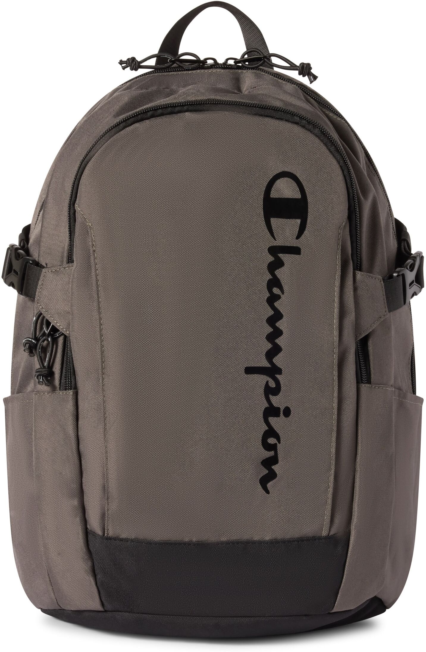 Rucksack CHAMPION "SPORTWEAR Backpack UNISEX 26L", grau (mos, mos, mos, mos, nbk), Rucksäcke, Obermaterial: 100% Polyester, Rucksack, aus Polyester, für Erwachsene mos, mos, mos, mos, nbk Einheitsgröße