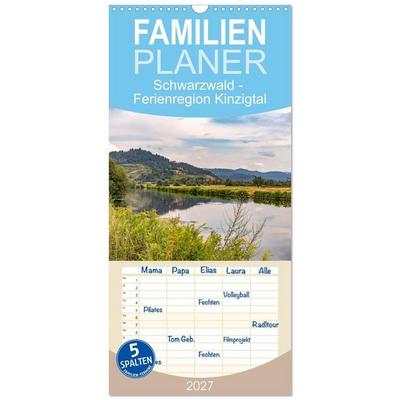 Familienplaner 2027 - Schwarzwald - Ferienregion Kinzigtal mit 5 Spalten (Wandkalender, 21 x 45 cm) CALVENDO