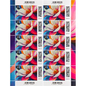 DeutschePost Briefmarken Set, 10 Stück à 95cent, Blumengruß, Standardbrief/Postkarte, nassklebend