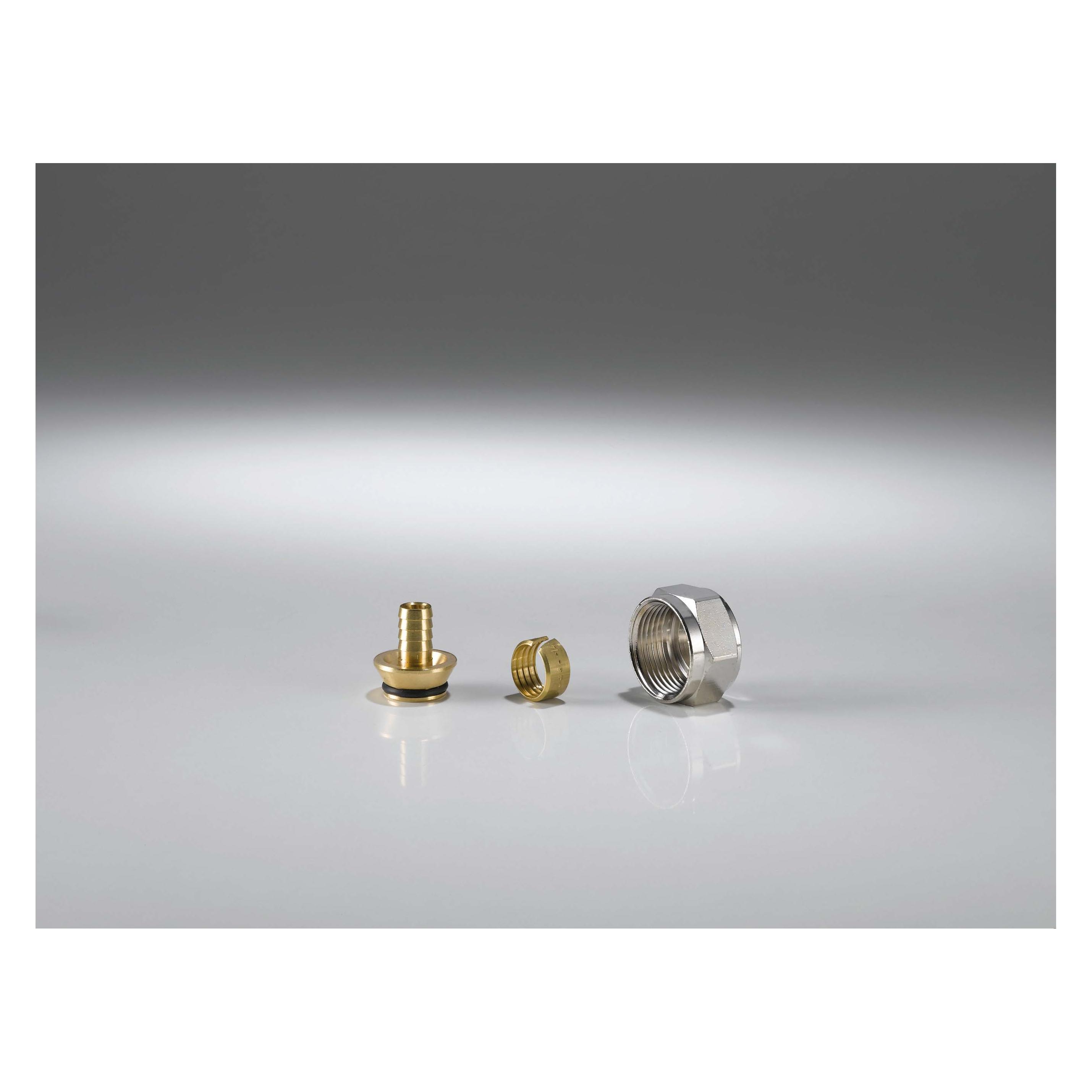 Empur Klemmverschraubung PUR-THERM 15x1,8mm, f Edelst.-Verteiler, MS vern (421501)