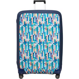 Samsonite Kofferschutzhülle TA Revolution, bis 86 cm, city print, mit Reiß- und Klettverschluss