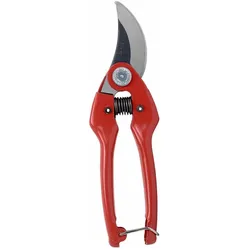Bahco, Gartenschere, 20-mm-Bypass-Rebschere mit Griff aus gestanztem/gepresstem Stahl und geradem Schneidekopf, 220 mm