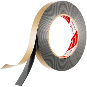 Poppstar Dichtungsband 1010251 doppelseitiges Butylband, selbstverschweißend, wasserdicht, schwarz, 15mm x 5m