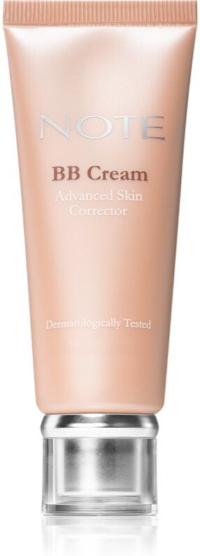 Note Cosmetique BB Advanced Skin Corrector moisturising BB cream SPF 15 shade 100 Porcelain 30 ml