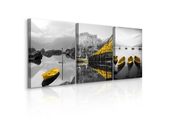 LEINWANDBILDER 3-es Set Landschaften 3D