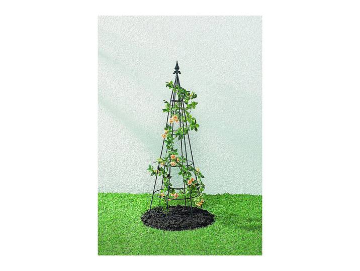 Old Garden Obelisk Pedro Metall Schwarz 300 × 61 × 61 cm