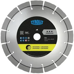 TYROLIT Trockenschnitt-Sägeblätter DxTxH 230x2,4x22,23 DCU 4in1 | in TGD-Technologie, Form: C3W, Art. 34468871