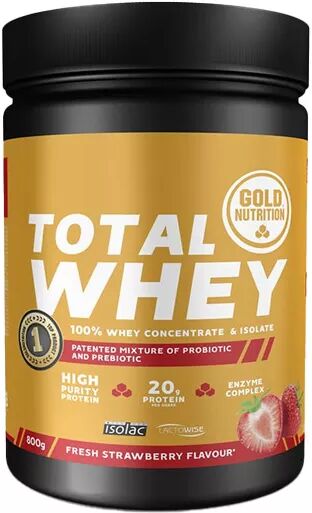 Gold Nutrition Total Whey Fresa 800g