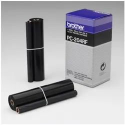 Inkadoo, Fax Zubehör, Brother PC204RF Thermo-Transfer-Rolle 420 Seiten VE=4 Schwarz Brother Fax 1010