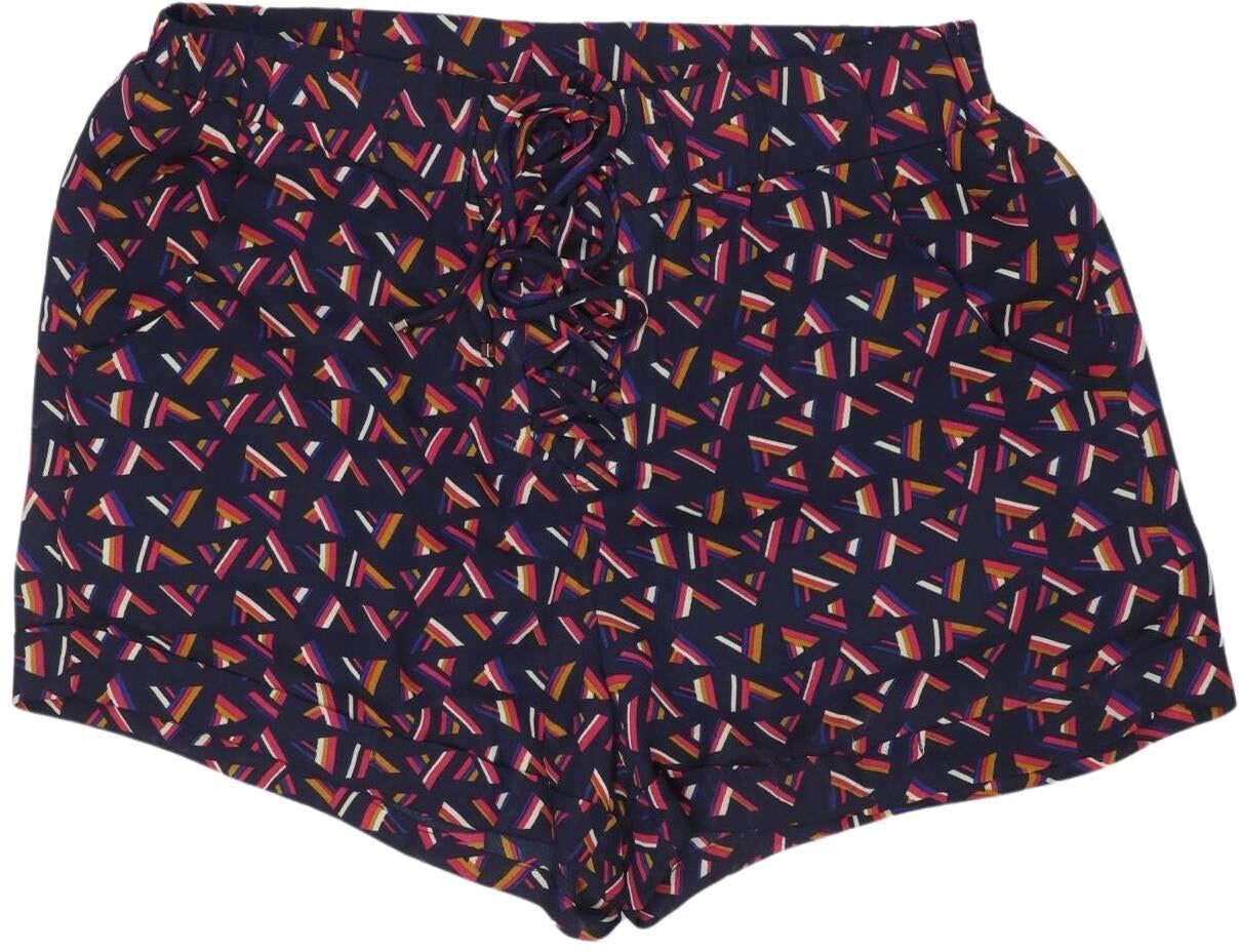 See U Soon Damen Shorts, Marineblau, Gr. EU 38 (FR 40), Synthetik / Viskose - Second Hand