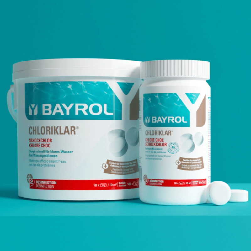 Chlore choc Bayrol Chloriklar Traitement de l'eau