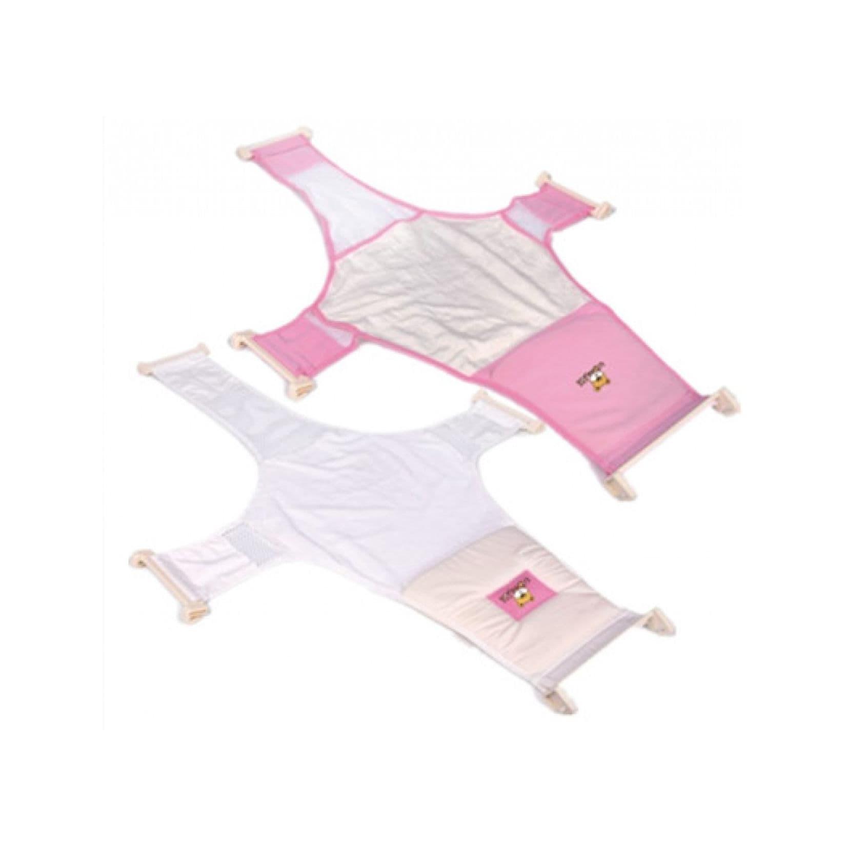 Moni Babywannennetz 8854, Kunststoff Clips, Badewanneneinsatz, ab Geburt weiß