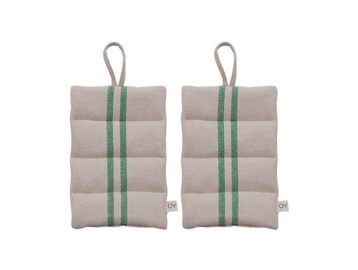 OYOY Linu pannenlap 2-pack Green