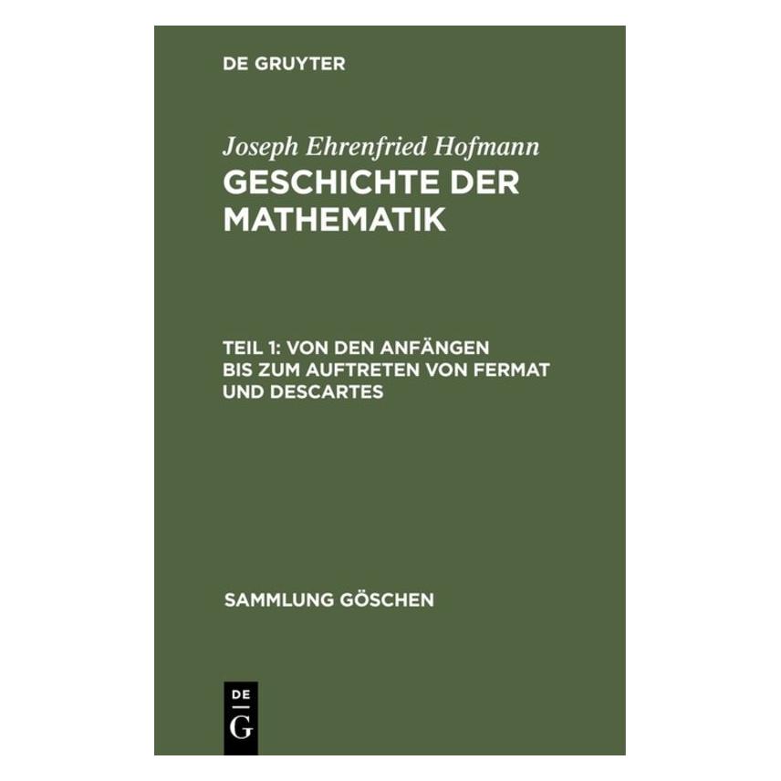 De Gruyter Hofmann:Von den Anfängen bis zum Auftre (Deutsch, Hardcover, Joseph Ehrenfried Hofmann) (67774588)