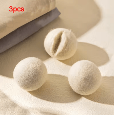 Inspire Picks Interactive Silent Wool Ball Cat Toy With Teaser Stick For Boredom Relie 3pcs