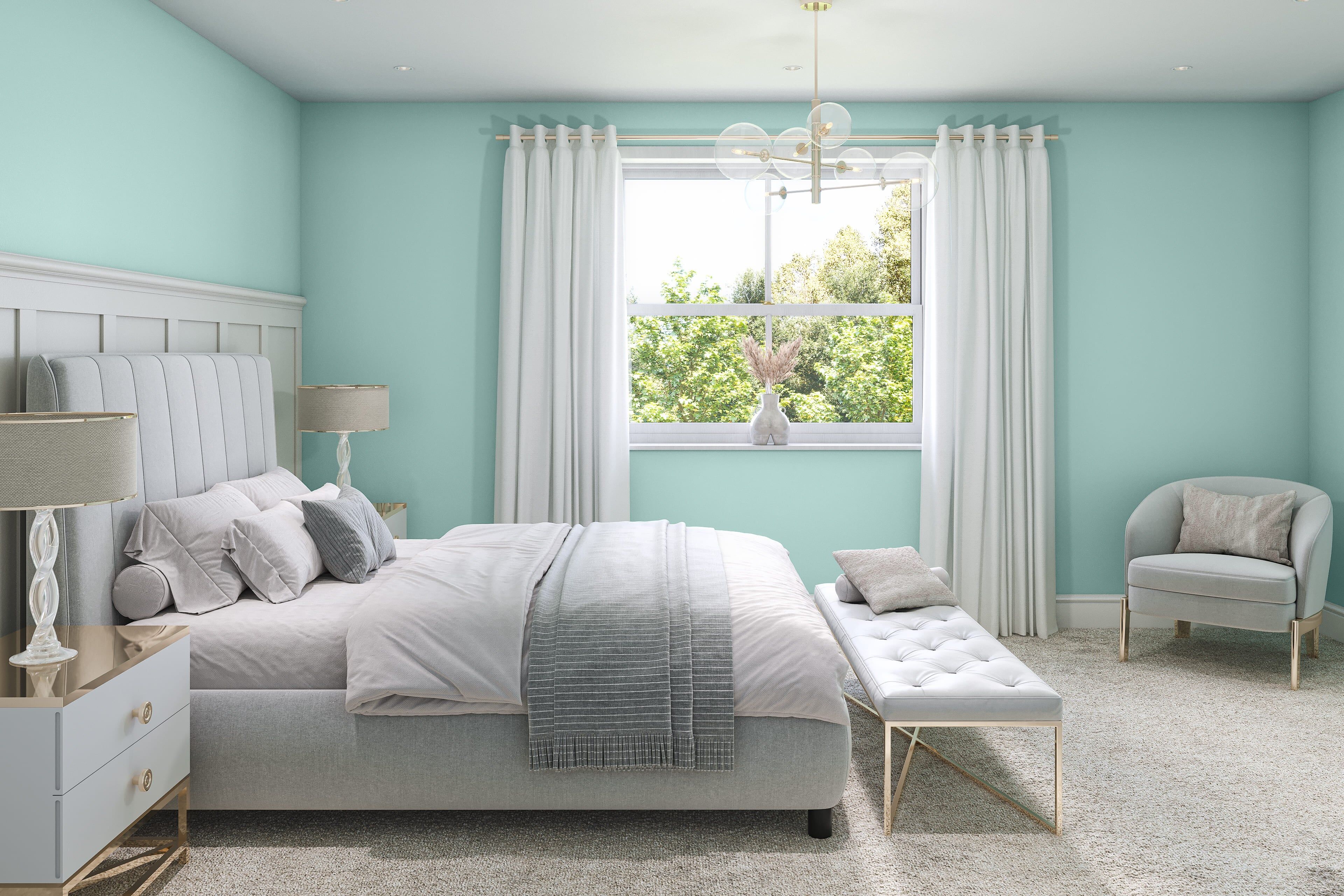 Hemway Peel and Stick Sample - Interior Paint - Soft Blue Smoke