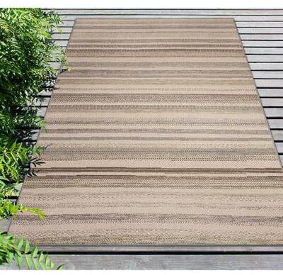 Lush Decor Riviera Stripe Indoor/Outdoor Area Rug