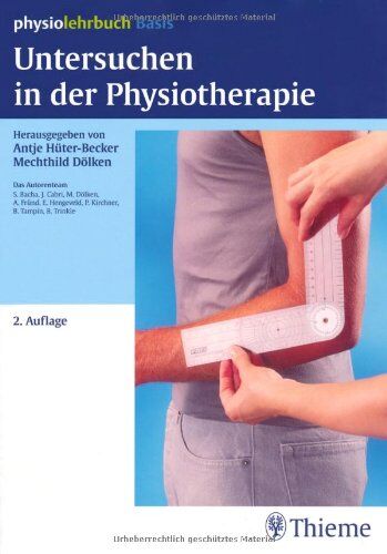 Antje Hüter-Becker - Untersuchen in der Physiotherapie - Preis vom 09.10.2026 07:28:09 h