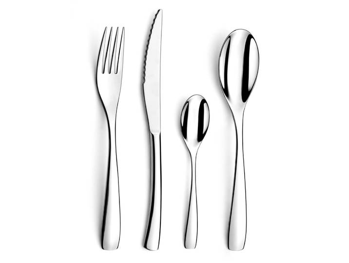 Coffret ménagère 24 pièces inox adagio argent / métallique en acier