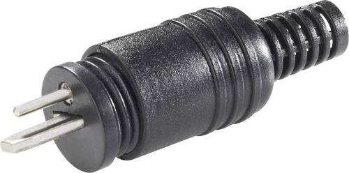 BKL Electronic 0205003/K Lautsprecher-Steckverbinder Stecker, gerade Polzahl: 2 Schwarz