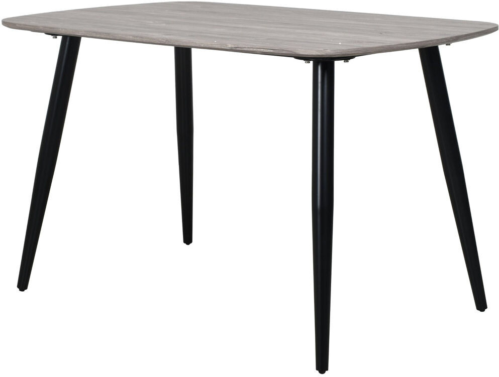 George Oliver Benu Rectangular 120cm L x 80cm W Dining Kitchen Table Grey