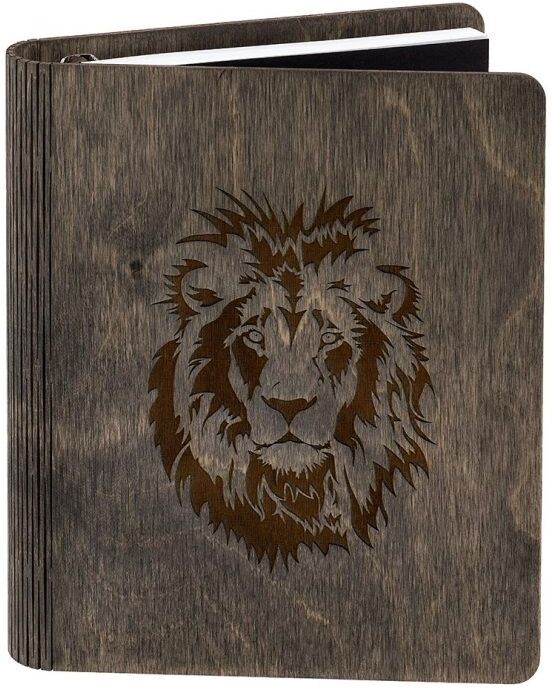Carnet en bois Lion Creatif'Note - Creatif Wood