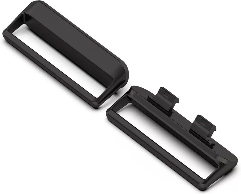 INF Zinklegierungs-Anschluss kompatibel mit Huawei Band 11 Serie - Ersatzanschluss x2 Schwarz