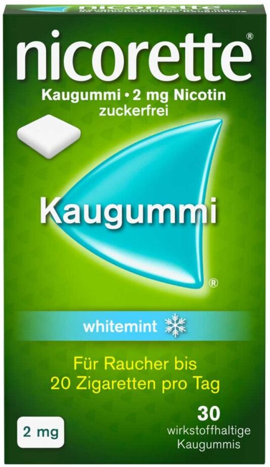 nicorette® Kaugummi 2 mg whitemint