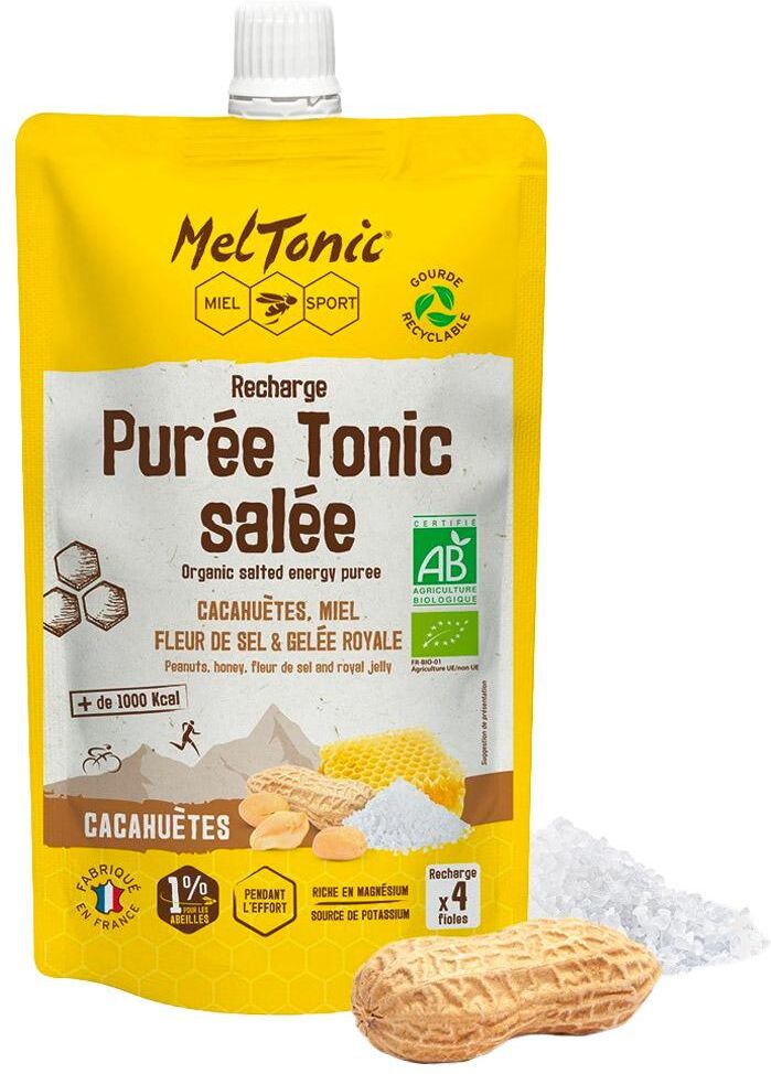 Meltonic  - Recharge Purée Énergétique Salée Bio Cachuètes Miel Gelée Royale - Purée