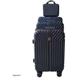 NTK-Collection Hartschalenkoffer 4er-Set Mabell Blau, Koffer, Blau