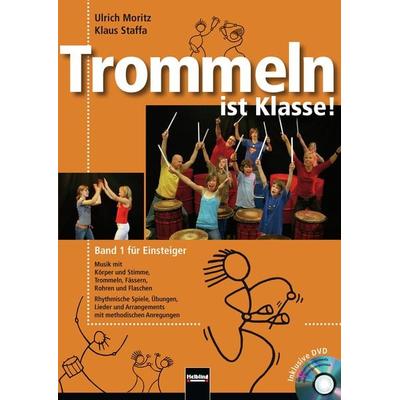 Trommeln ist Klasse! Band 1 für Einsteiger, Set von Ulrich Moritz,Klaus Staffa, Helbling Verlag, 978-3-86227-045-3