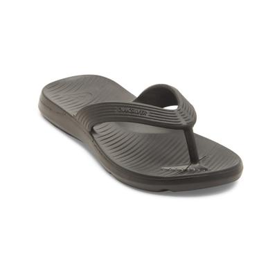 Sandale QUIKSILVER "Salvage", Herren, Gr. 12(45), schwarz (schwarz 1), Obermaterial: EVA / Außensohle: EVA., Schuhe Sandale