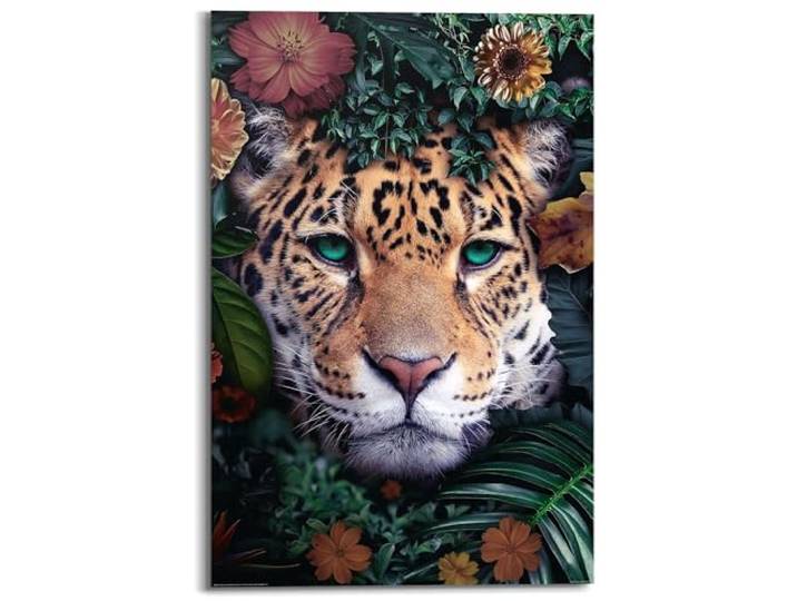 Deco Panel Jungle luipaard 90 x 60