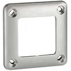 Legrand, Zubehör Schalterprogramm, Rahmen 1-fach Soliroc IP55 77851 IK10 grau