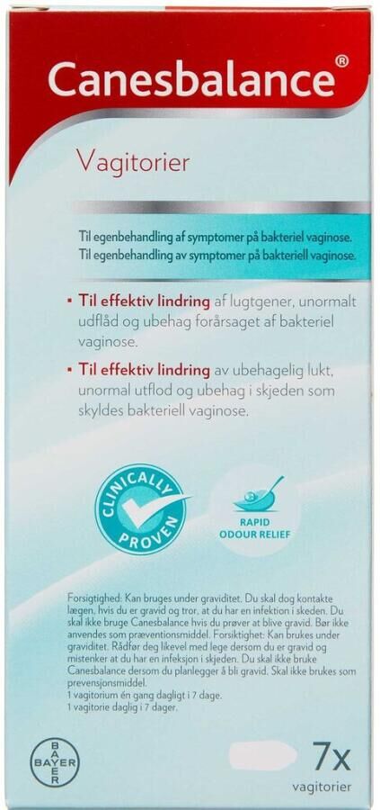 Canesbalance Vagitorier Medicinsk udstyr 7 stk