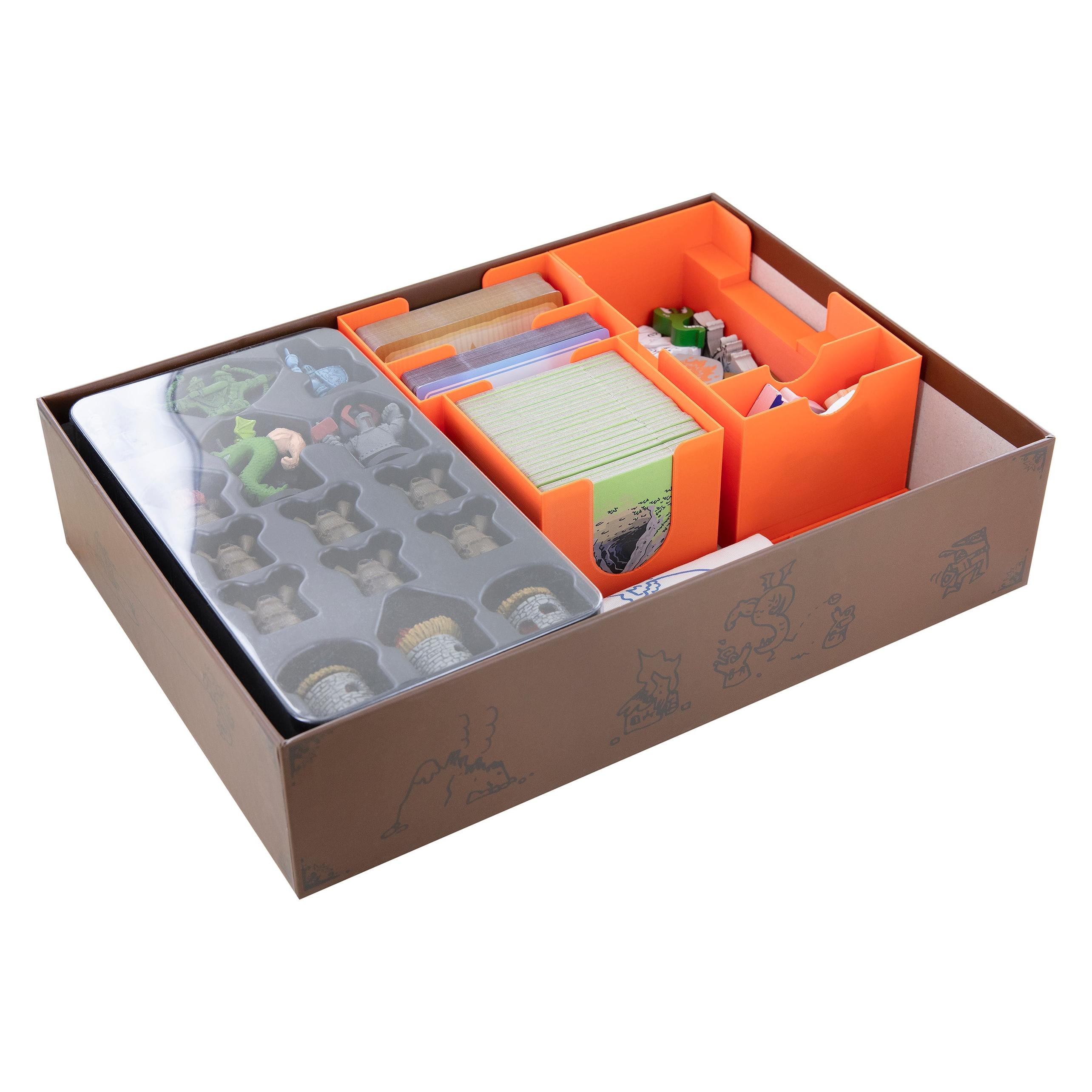 Feldherr ORG127 - Organizer für Trogdor!! The Board Game - Deluxe Edition - Brettspielbox (Kunststoff) (ORG127)