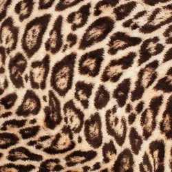 Wellness-Fleece "Leopard", braun-color