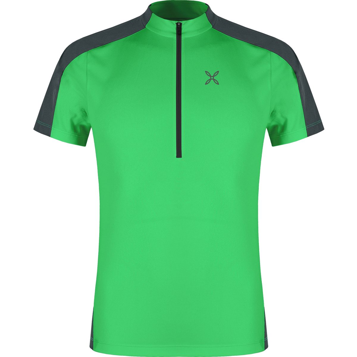Montura Hade Zip T-shirt vibe green/antracite (24192) L MTZN38X-JS675-24192-L