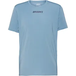 Brooks Dash Cooling Funktionsshirt Herren | Gr. L | blau - blau