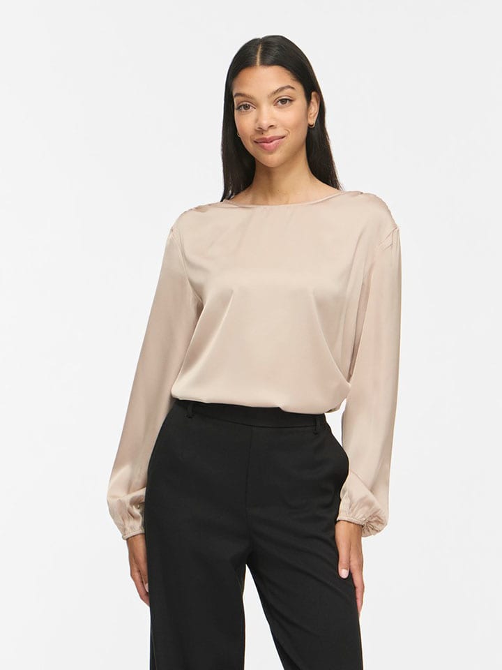 Vila Bluse "Vienna" in Beige - 42